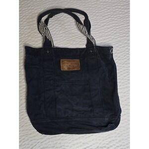 Vintage Abercrombie & Fitch Heavy-Duty Canvas Boat Tote Y2K Gypsy Boho